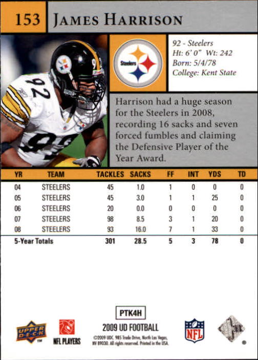 B1435- 2009 Upper Deck Fb Karte #S 1-200 + Rookies -du Pick- 15 + Gratis US - Bild 299 von 381