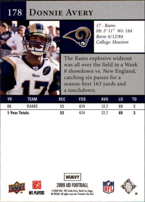 B1435- 2009 Upper Deck Fb Karte #S 1-200 + Rookies -du Pick- 15 + Gratis US - Bild 347 von 381