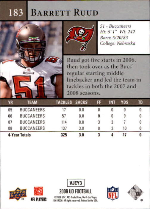 B1435- 2009 Upper Deck Fb Karte #S 1-200 + Rookies -du Pick- 15 + Gratis US - Bild 357 von 381