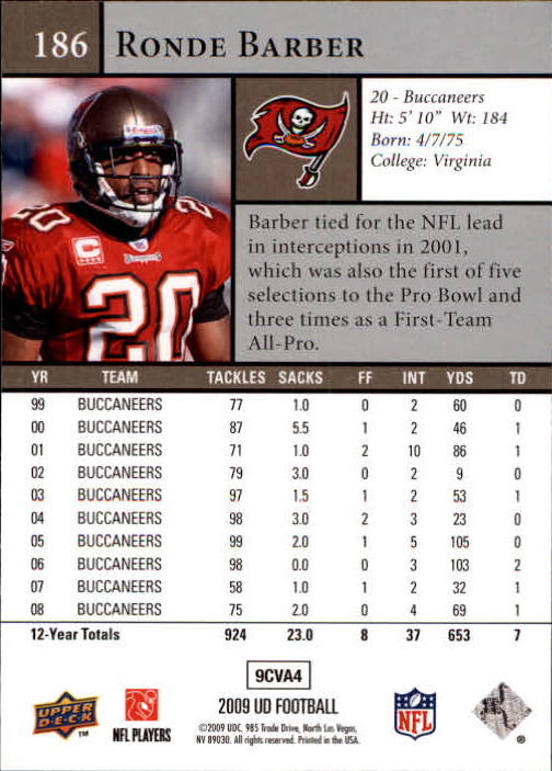 B1435- 2009 Upper Deck Fb Karte #S 1-200 + Rookies -du Pick- 15 + Gratis US - Bild 363 von 381