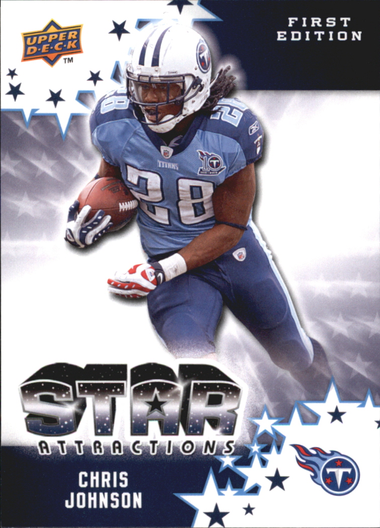 2009 Upper Deck First Edition Star Attractions #SA3 Chris Johnson