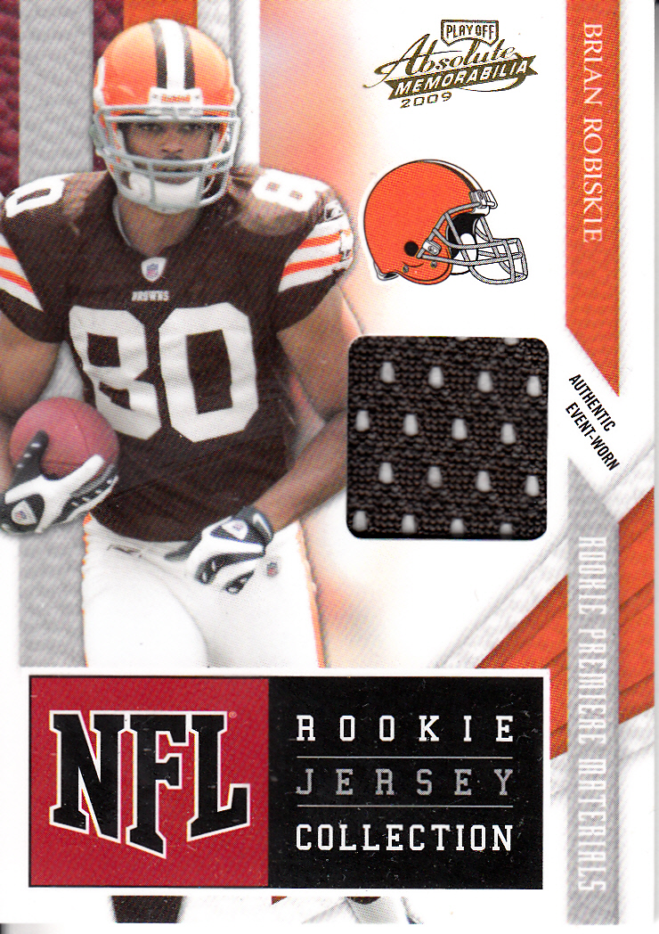 2009 Absolute Memorabilia Rookie Jersey Collection #28 Brian Robiskie