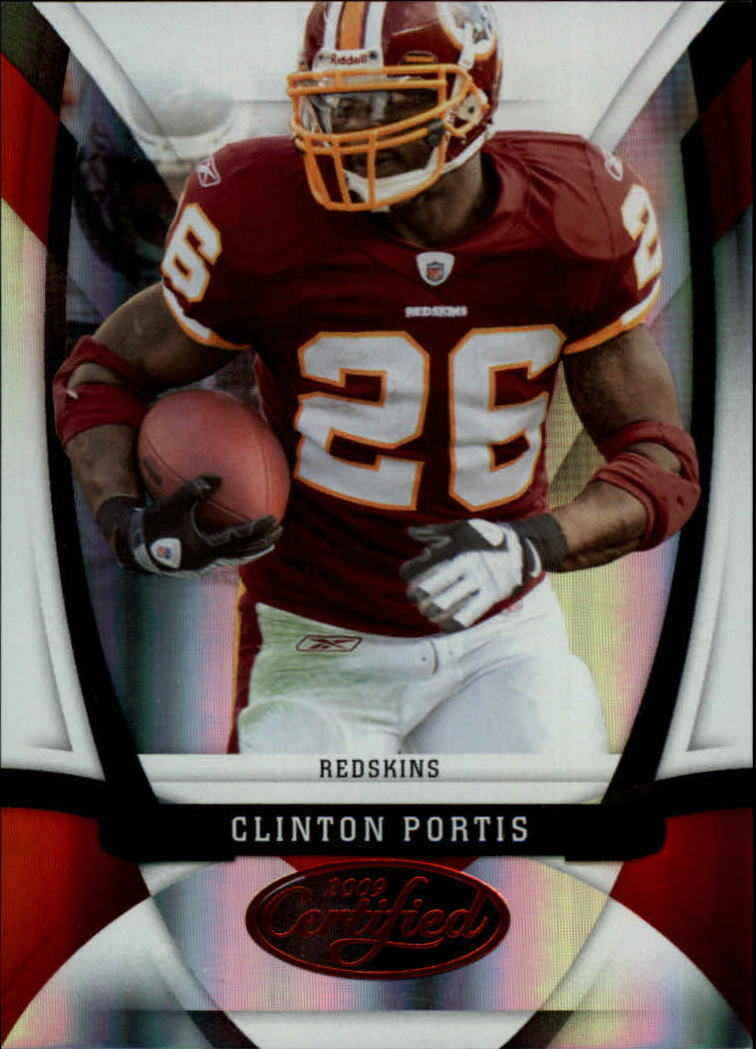 2009 Certified Mirror Red #123 Clinton Portis