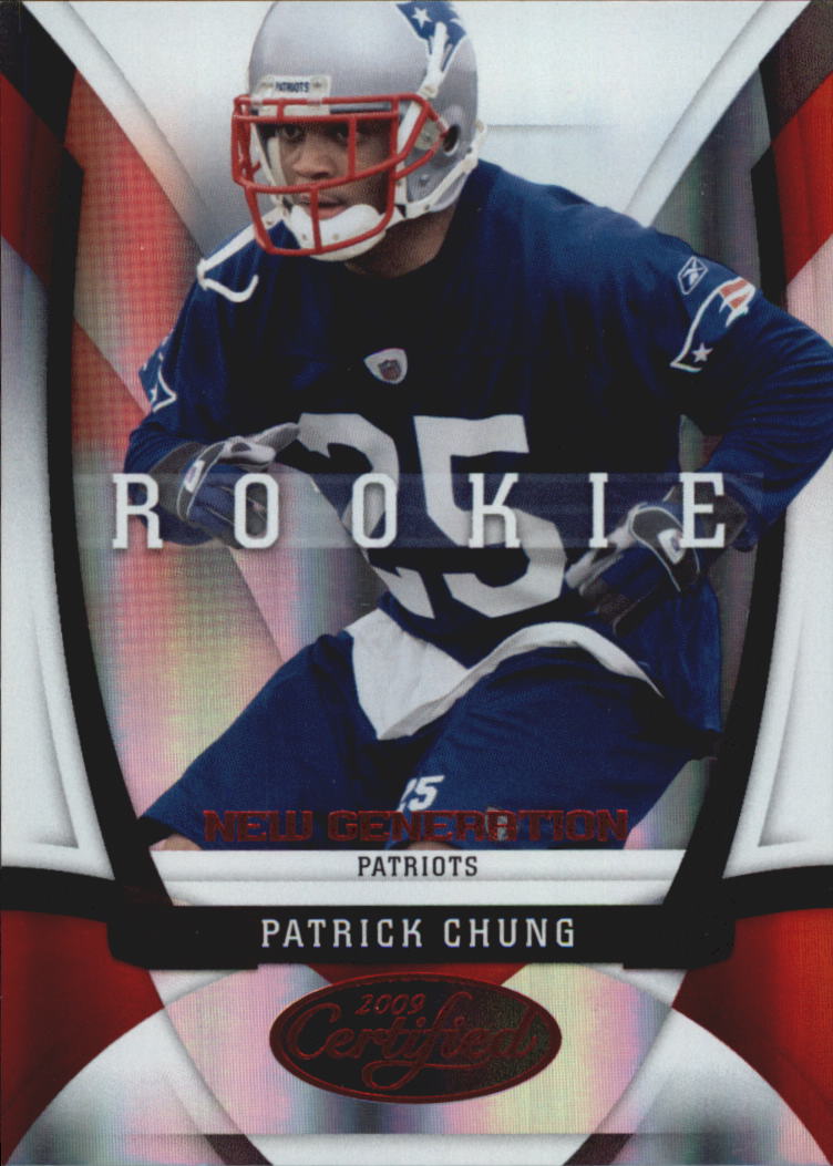 2009 Certified Mirror Red #184 Patrick Chung