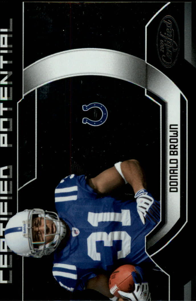 2009 Certified Certified Potential #16 Donald Brown