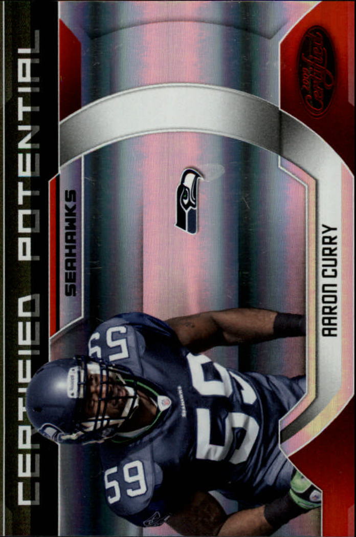 2009 Certified Certified Potential Red #28 Aaron Curry