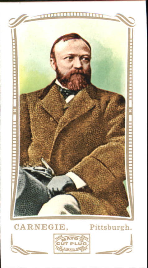 2009 Topps Mayo Celebrated Citizens #CC6 Andrew Carnegie