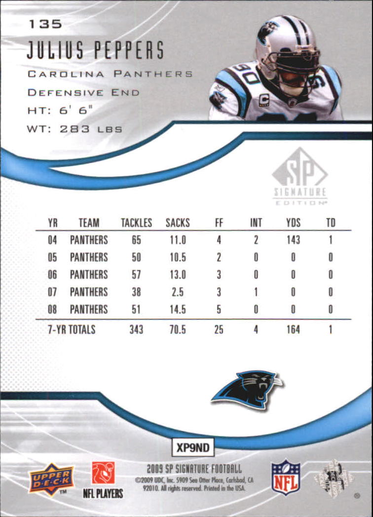 2009 SP Signature (Upper Deck) Football Cards - Picture 19 of 33