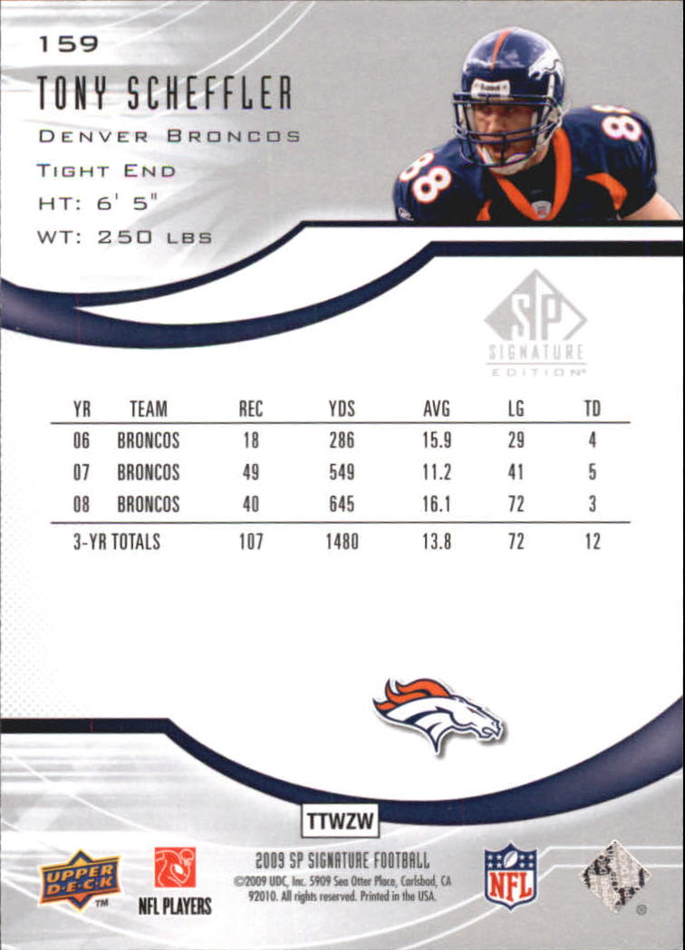 2009 SP Signature (Upper Deck) Football Cards - Picture 27 of 33