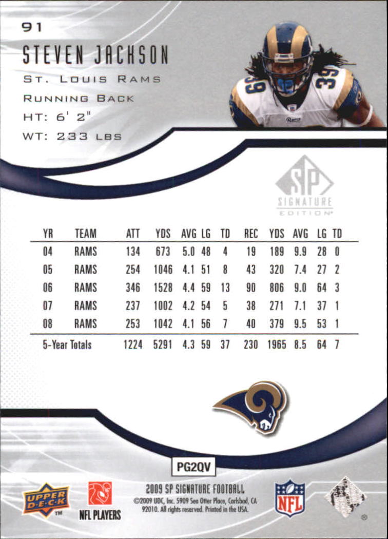 2009 SP Signature (Upper Deck) Football Cards - Picture 11 of 33