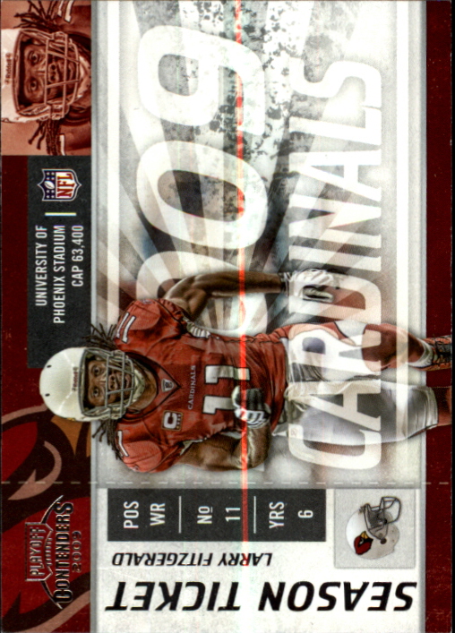 2009 Playoff Contenders #2 Larry Fitzgerald