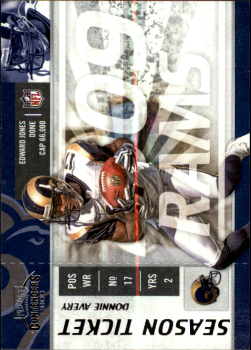 2009 Playoff Contenders #89 Donnie Avery