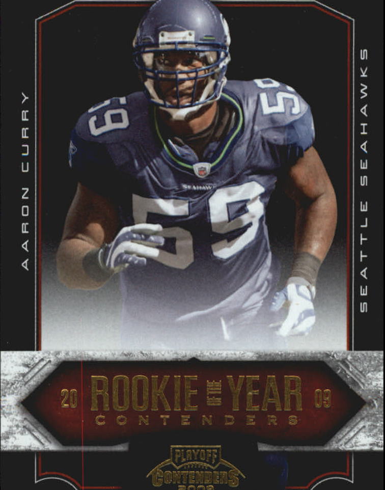 2009 Playoff Contenders ROY Contenders Gold #10 Aaron Curry