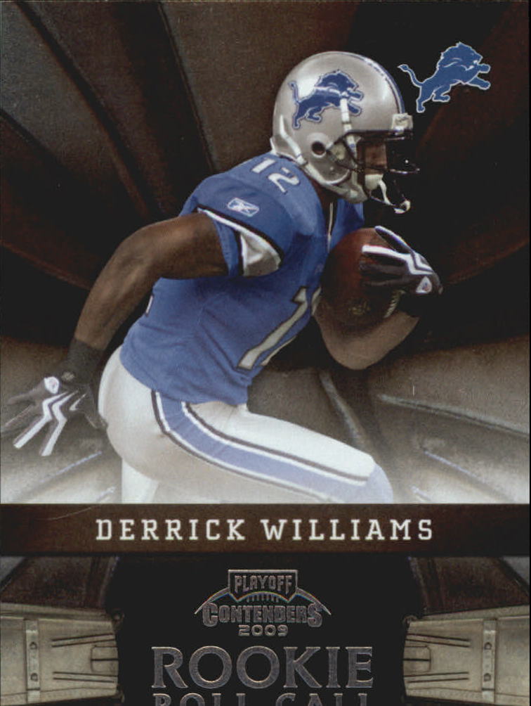 2009 Playoff Contenders Rookie Roll Call #18 Derrick Williams