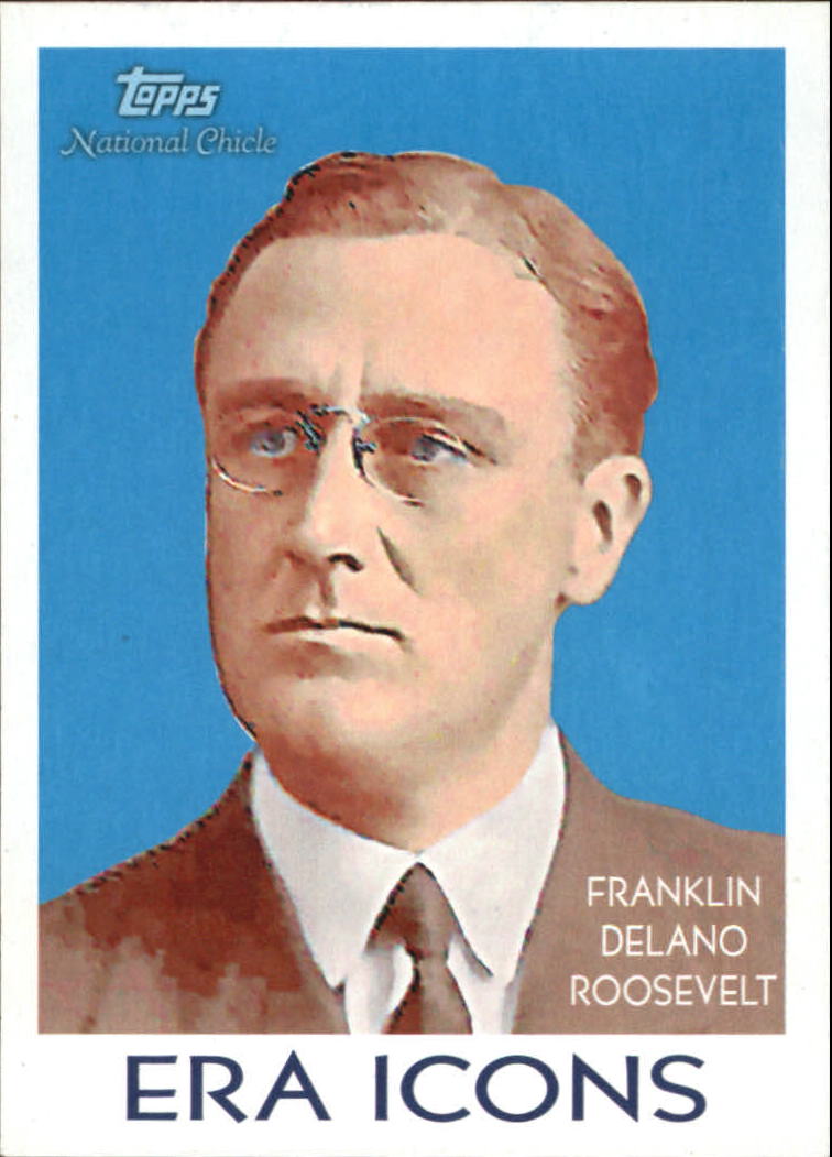 2009 Topps National Chicle Era Icons #EI7 Franklin D. Roosevelt