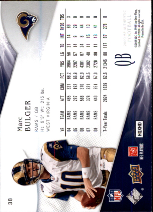 A1642- 2009 SP Authentic Football Card #s 1-200 -You Pick- 15+ FREE US SHIP - Picture 77 of 336