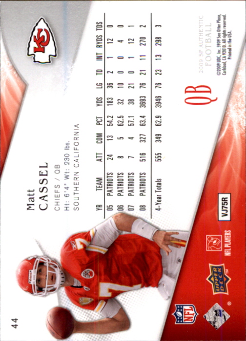 A1642- 2009 SP Authentic Football Card #s 1-200 -You Pick- 15+ FREE US SHIP - Picture 89 of 336