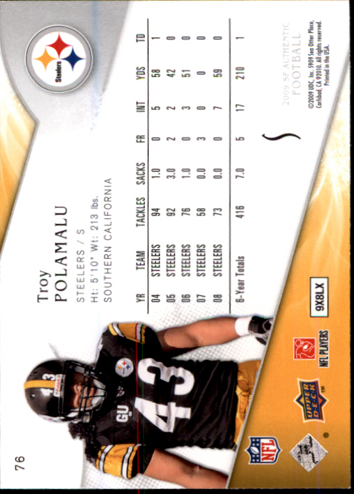 A1642- 2009 SP Authentic Football Card #s 1-200 -You Pick- 15+ FREE US SHIP - Picture 151 of 336