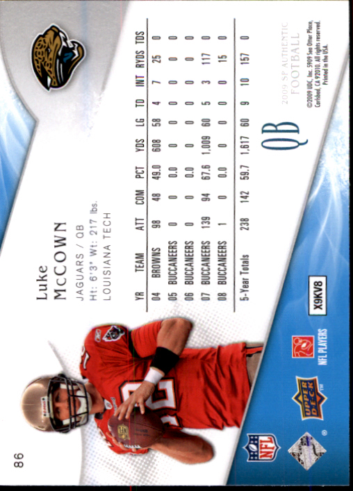 A1642- 2009 SP Authentic Football Card #s 1-200 -You Pick- 15+ FREE US SHIP - Picture 171 of 336