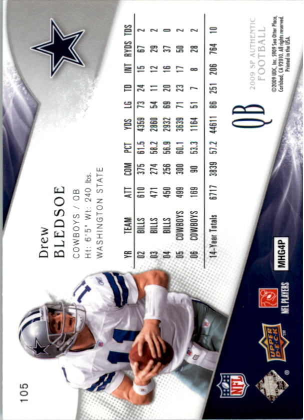 A1642- 2009 SP Authentic Football Card #s 1-200 -You Pick- 15+ FREE US SHIP - Picture 207 of 336