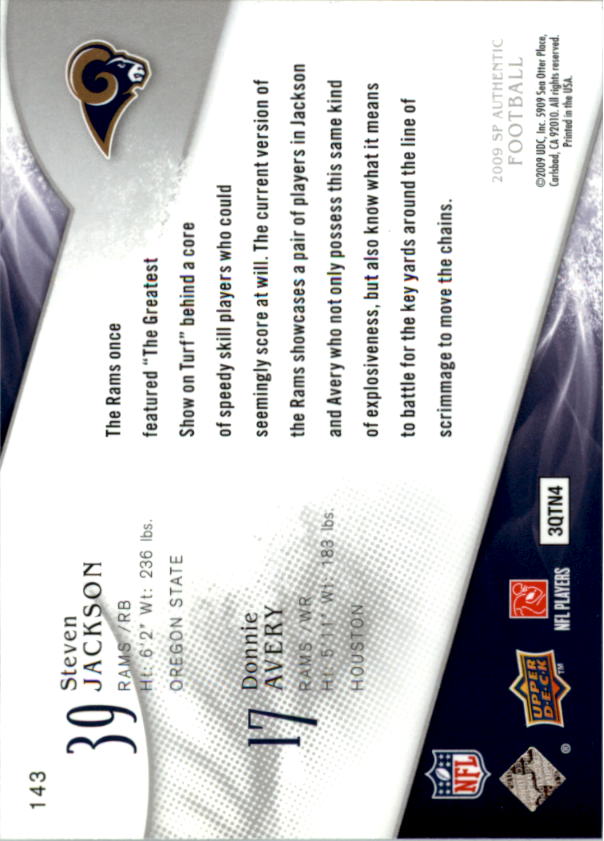 A1642- 2009 SP Authentic Football Card #s 1-200 -You Pick- 15+ FREE US SHIP - Picture 259 of 336