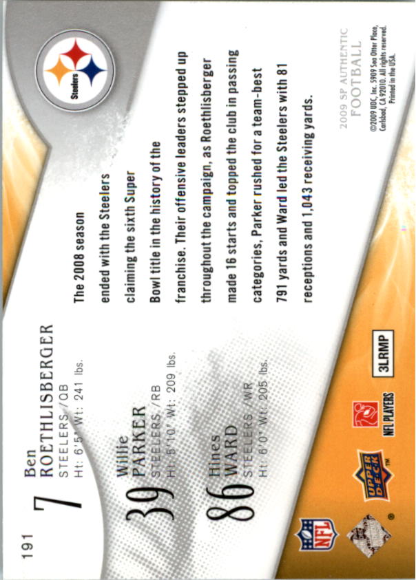 A1642- 2009 SP Authentic Football Card #s 1-200 -You Pick- 15+ FREE US SHIP - Picture 321 of 336