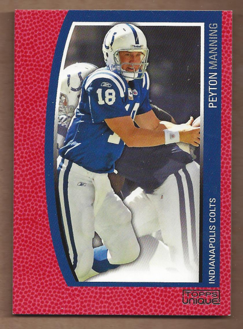2009 Topps Unique Red #54 Peyton Manning