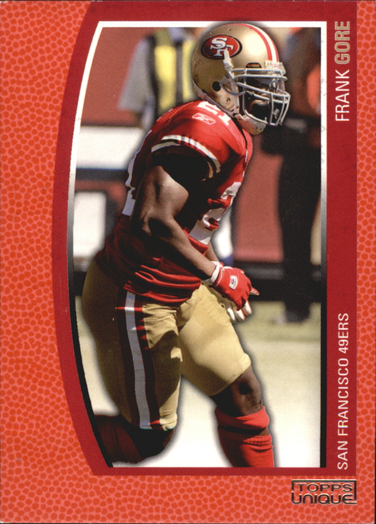 2009 Topps Unique Red #140 Frank Gore