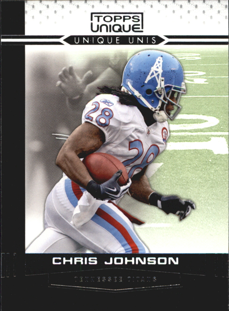 2009 Topps Unique Unique Unis #UU13 Chris Johnson