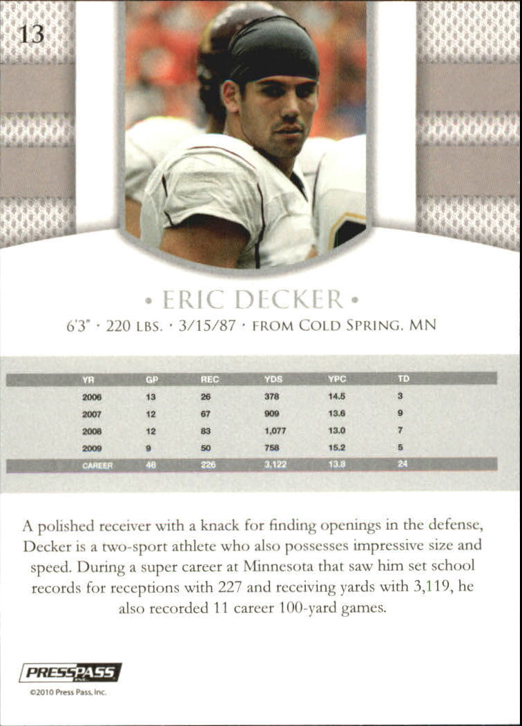 2010 Press Pass PE Football Cards - Picture 9 of 37