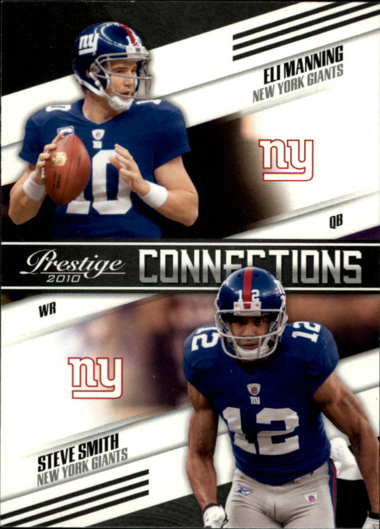2010 Prestige Connections #6 Eli Manning/Steve Smith USC