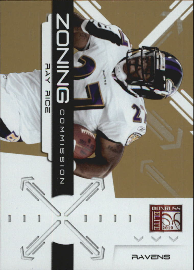 2010 Donruss Elite Zoning Commission Gold #14 Ray Rice