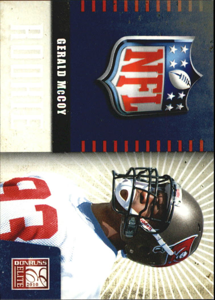 2010 Donruss Elite Rookie NFL Shield #15 Gerald McCoy