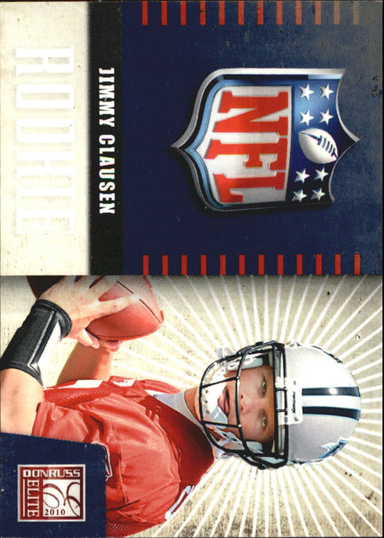 2010 Donruss Elite Rookie NFL Shield #19 Jimmy Clausen