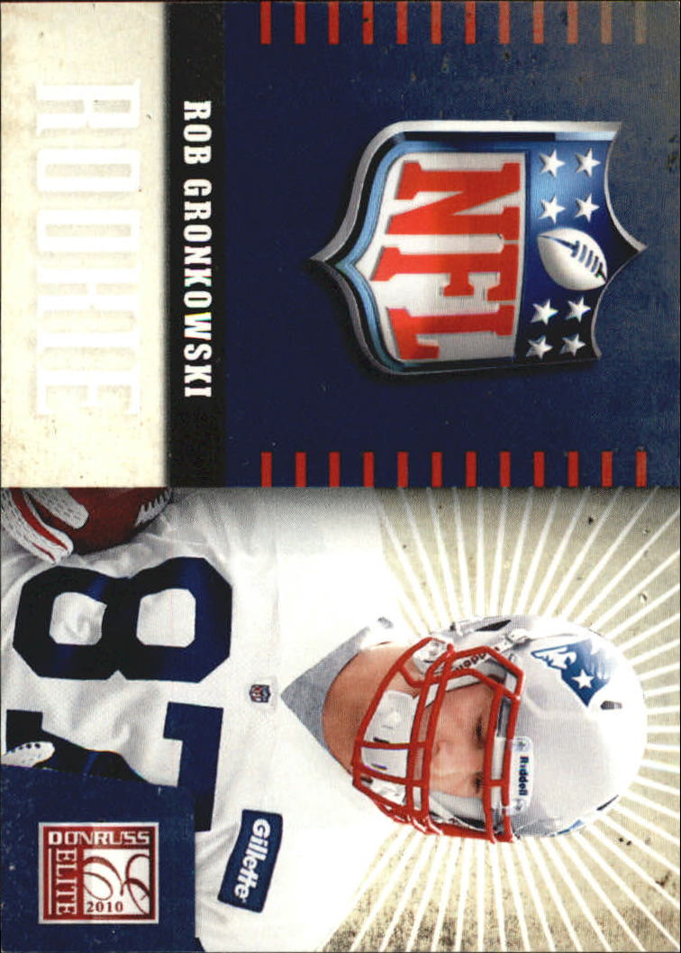 2010 Donruss Elite Rookie NFL Shield #29 Rob Gronkowski