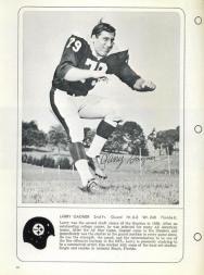 1967 Football Cards: Pittsburgh Steelers