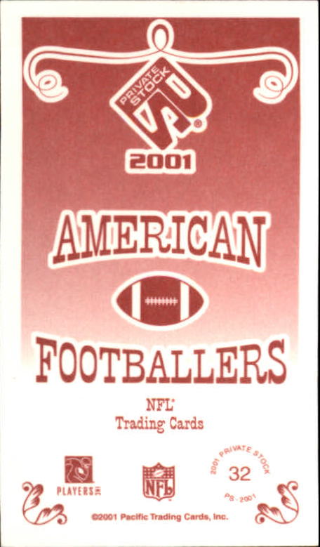 2001 Private Stock (Pacific) Football "Insert and Parallel" Cards - Picture 41 of 73