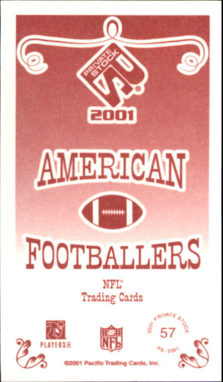 2001 Private Stock (Pacific) Football "Insert and Parallel" Cards - Picture 47 of 73