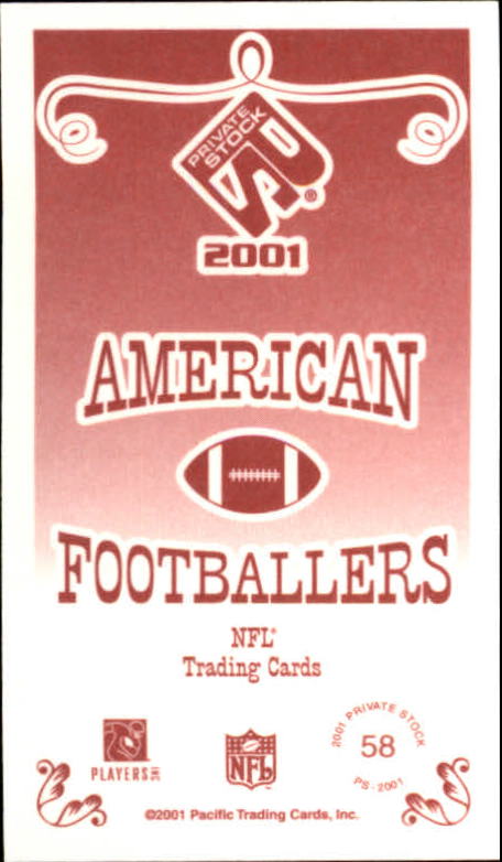 2001 Private Stock (Pacific) Football "Insert and Parallel" Cards - Picture 49 of 73
