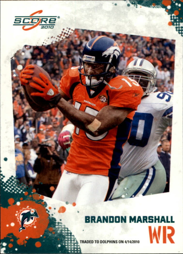 2010 Score Glossy #84 Brandon Marshall
