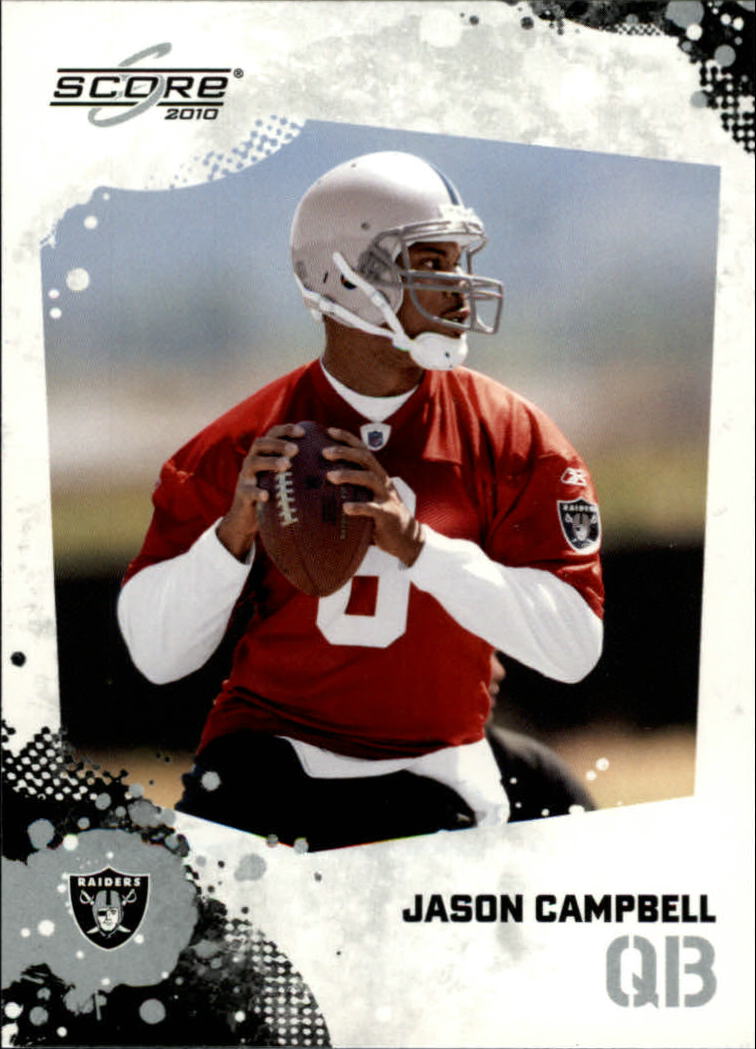 raiders football score on 2010 Score Glossy Oakland Raiders Football Card 209 Jason Campbell Ebay