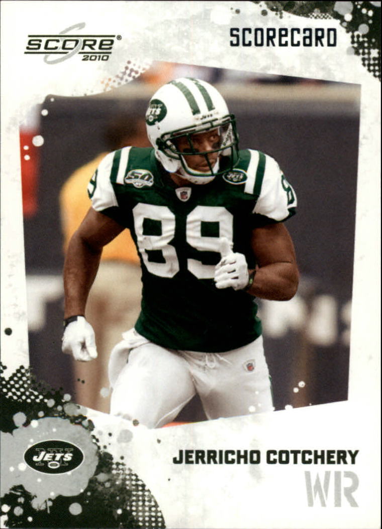 2010 Score Scorecard #202 Jerricho Cotchery