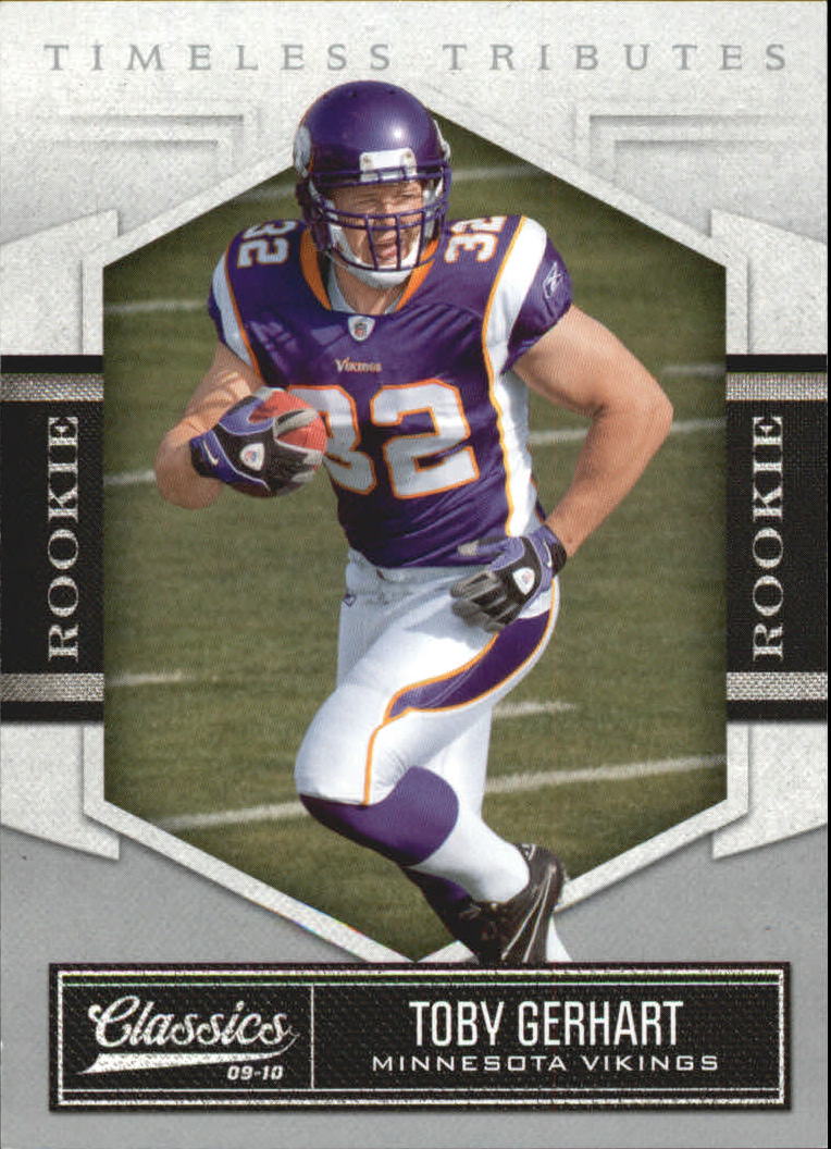 2010 Classics Timeless Tributes Silver #196 Toby Gerhart