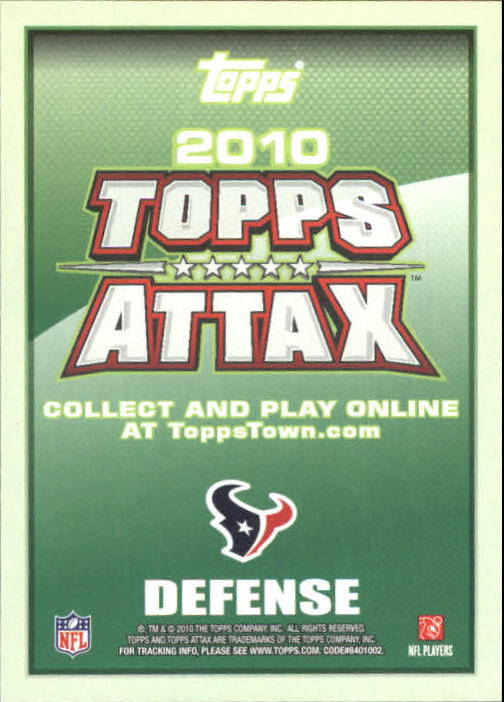 B5801- 2010 Topps Attax FB Card #s 1-220 +Inserts -You Pick- 15+ FREE US SHIP - Picture 62 of 339