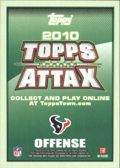 B5801- 2010 Topps Attax FB Card #s 1-220 +Inserts -You Pick- 15+ FREE US SHIP - Picture 126 of 341