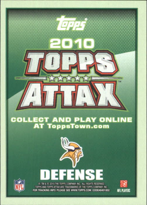 B5801- 2010 Topps Attax FB Card #s 1-220 +Inserts -You Pick- 15+ FREE US SHIP - Picture 228 of 341