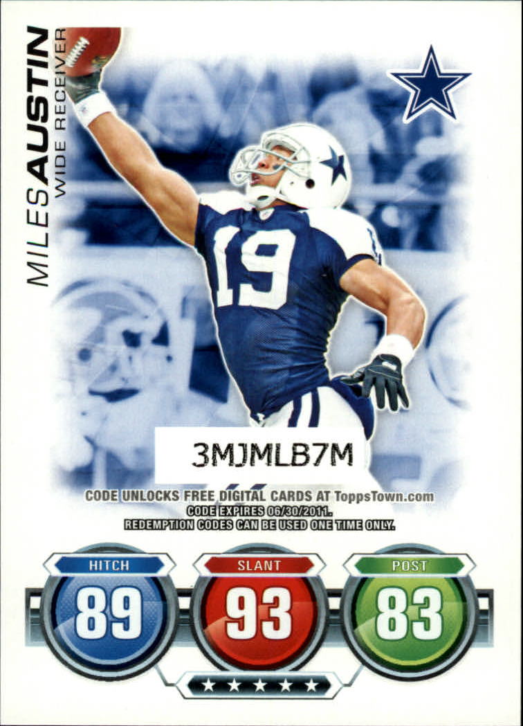 B5801- 2010 Topps Attax FB Card #s 1-220 +Inserts -You Pick- 15+ FREE US SHIP - Picture 246 of 341