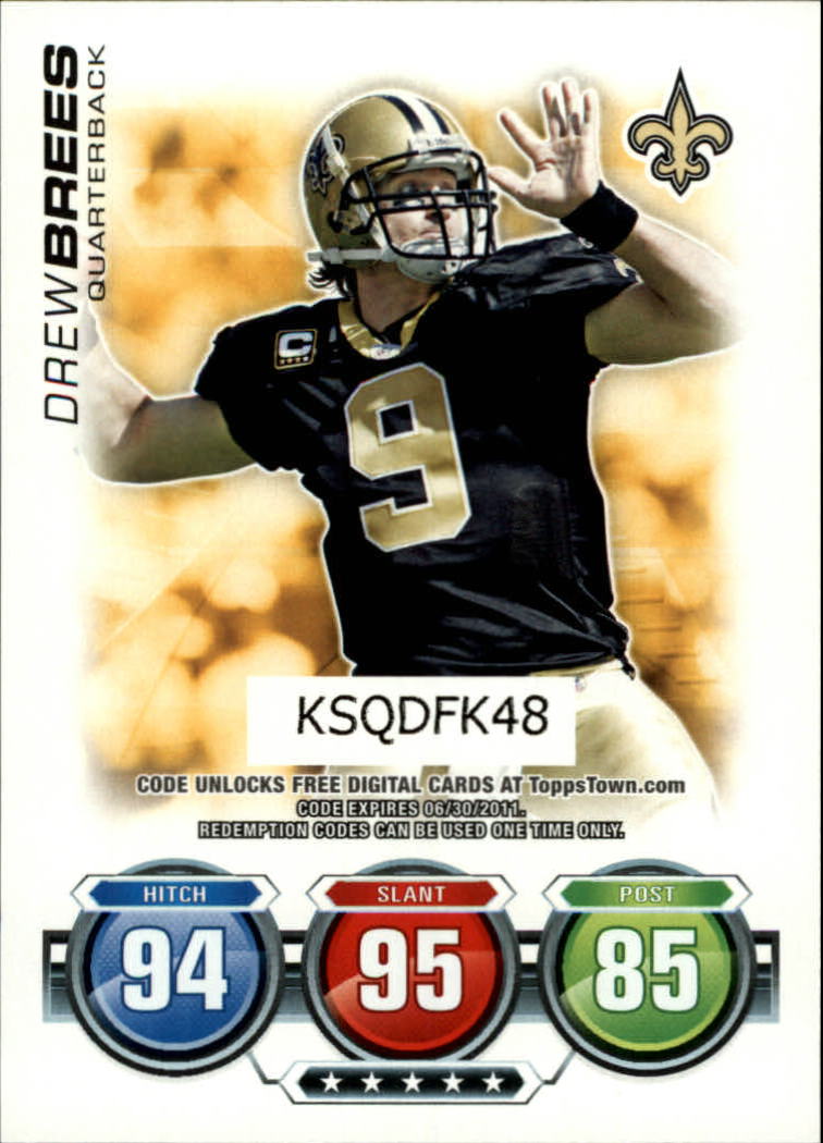 B5801- 2010 Topps Attax FB Card #s 1-220 +Inserts -You Pick- 15+ FREE US SHIP - Picture 252 of 341
