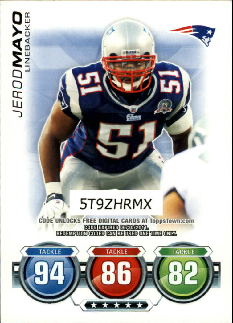 B5801- 2010 Topps Attax FB Card #s 1-220 +Inserts -You Pick- 15+ FREE US SHIP - Picture 288 of 339