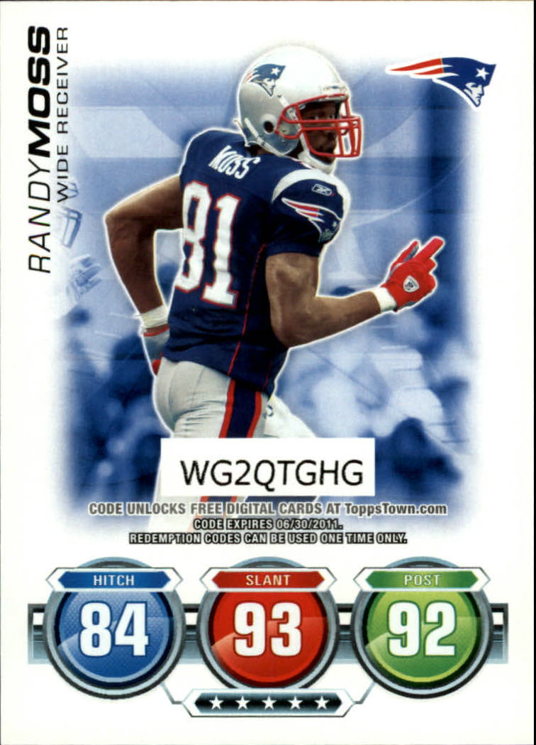 B5801- 2010 Topps Attax FB Card #s 1-220 +Inserts -You Pick- 15+ FREE US SHIP - Picture 294 of 341